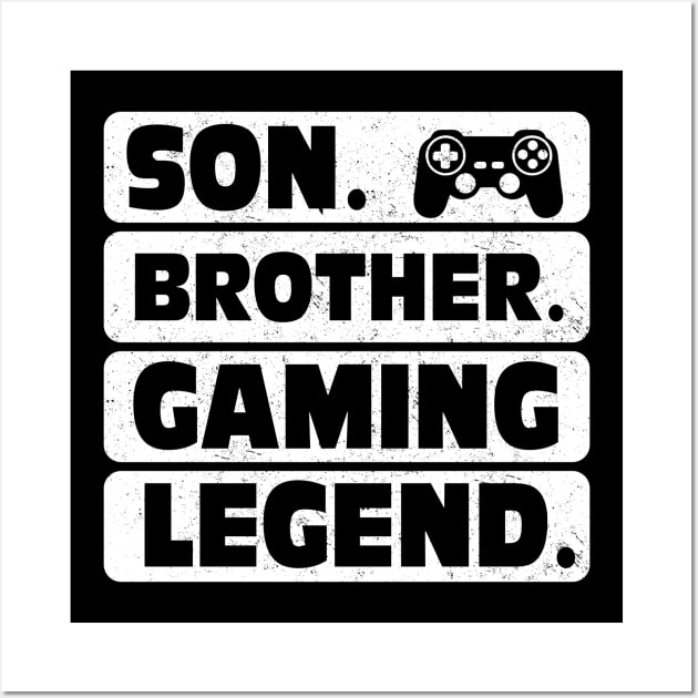 Christmas Gift For Gaming Teenage Boys & Kids Gamer Brother Wall Art by _So who go sayit_